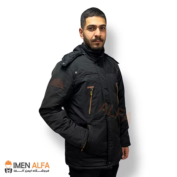 اورکت ضد آب بوفالو آستر پشم شیشه 250 گرم و مخمل 60 گرم