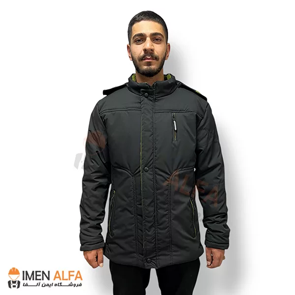اورکت ضد آب صدرا آستر پشم شیشه 250 گرم و مخمل 60 گرم