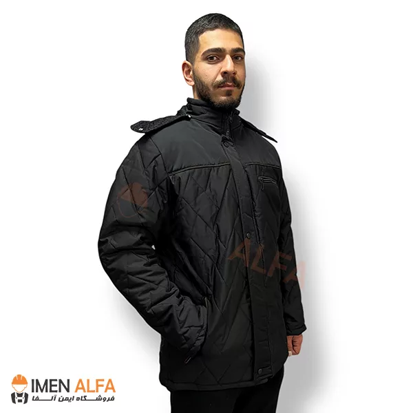 اورکت ضد آب طاها آستر پشم شیشه 250 گرم و مخمل 60 گرم