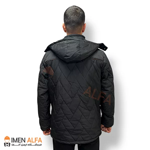 اورکت ضد آب طاها آستر پشم شیشه 250 گرم و مخمل 60 گرم