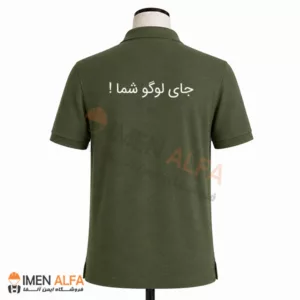 تیشرت جودون مهندسی رنگ سبز با پارچه 70 درصد پنبه