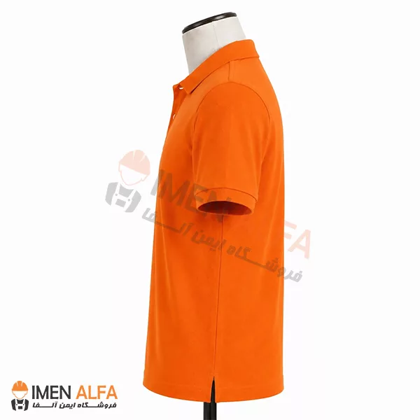 تیشرت جودون مهندسی رنگ نارنجی