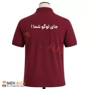 تیشرت جودون تبلیغاتی رنگ زرشکی