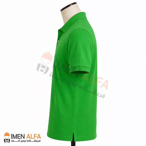 تیشرت جودون مهندسی رنگ سبز چمنی