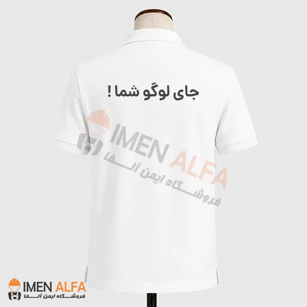 تیشرت جودون مهندسی رنگ سفید
