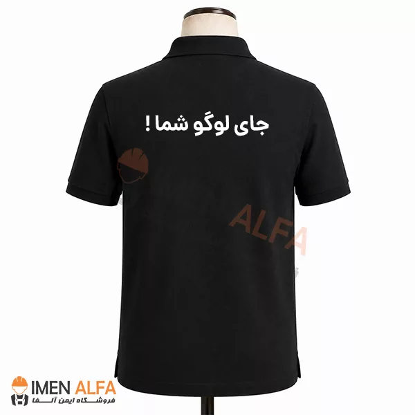 تیشرت جودون مهندسی رنگ مشکی