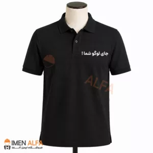 تیشرت جودون مهندسی رنگ مشکی با پارچه 70 درصد پنبه