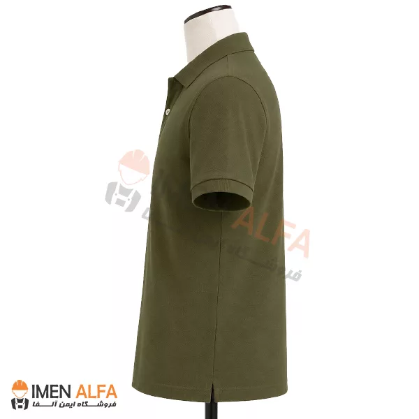 تیشرت جودون تبلیغاتی رنگ سبز تیره